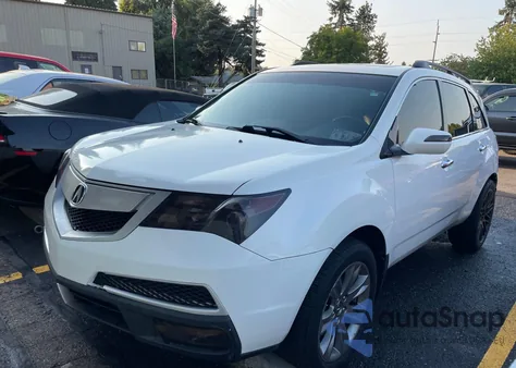 2012 Acura Mdx Advance z USA, uszkodzony, nr VIN 2HNYD2H65CH536450